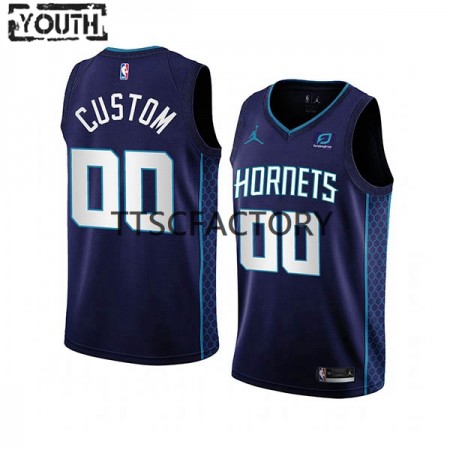 Dres Charlotte Hornets Prilagođeni Jordan 2022-23 Statement Edition Ljubičasta Swingman - Dječji
